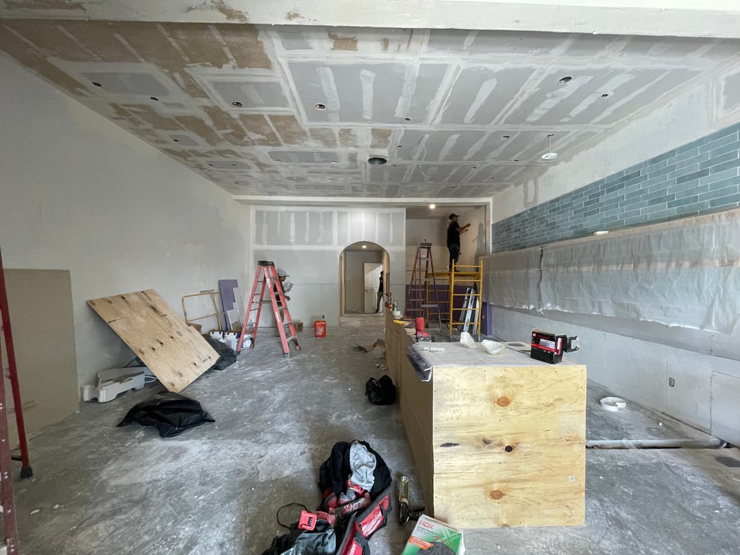 Joe and Franny at work